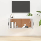 Wall Mounted TV Cabinet White 100x34.5x40 cm - Side View