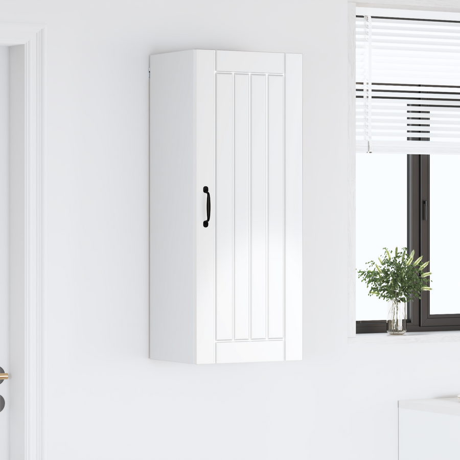 Wall Cabinet LUCCA High Gloss White 40 x 31 x 100 cm