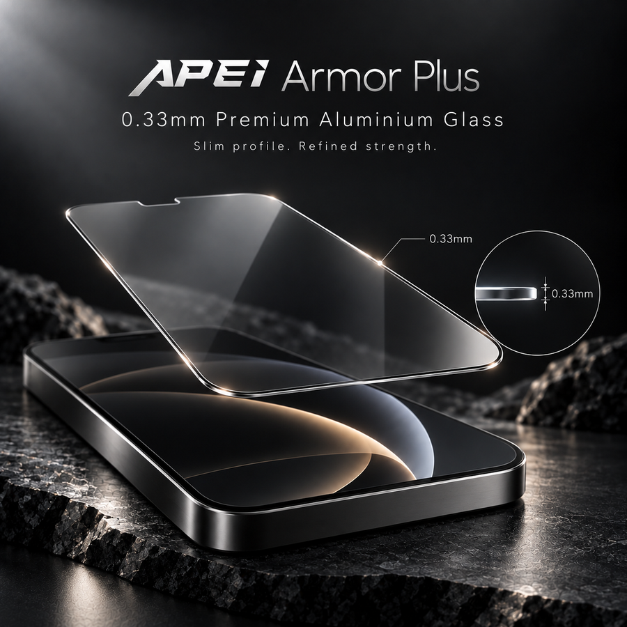 APEI Armor Plus Premium Aluminium Glass Screen Protector