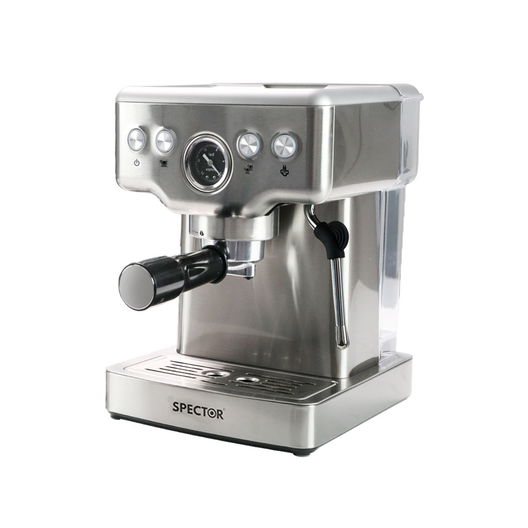 Spector 20 Bar Coffee Machine Espresso Maker with Milk Frother-2006733281269256192