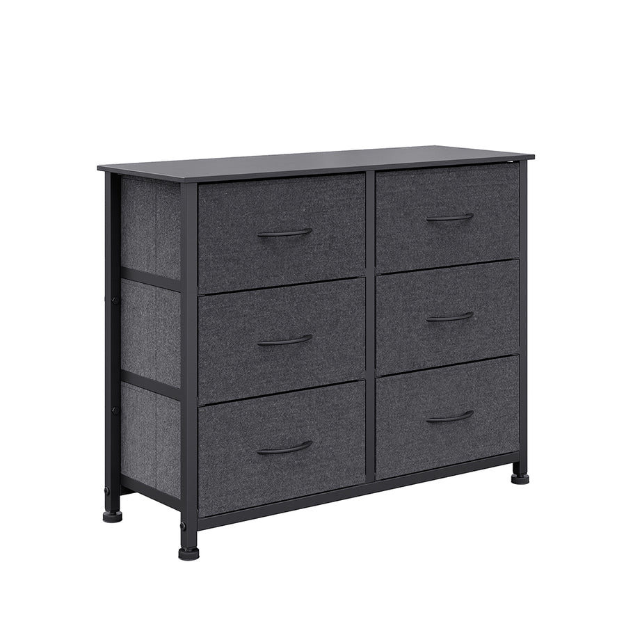 Levede Storage Cabinet Tower Chest Dark Grey-2006733261635719168