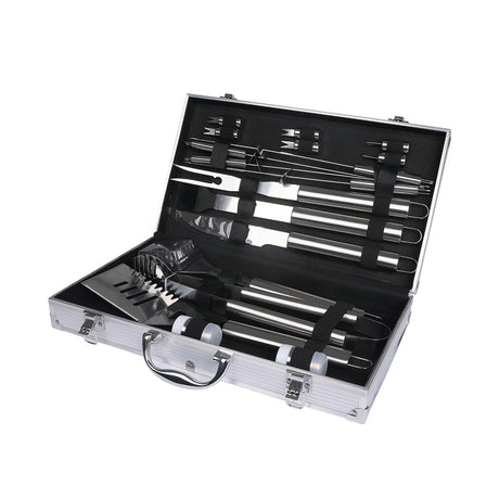 Moyasu 18Pcs BBQ Tool Set Stainless-2006733309673082880