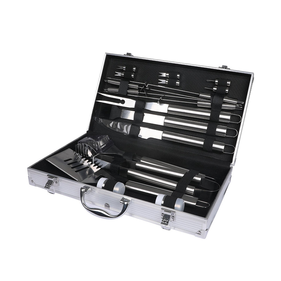 Moyasu 18Pcs BBQ Tool Set Stainless-2006733309673082880