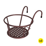 Levede 3x Plant Stand flower Holder Bronze - Low Angle