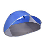 Mountview Pop Up Tent Camping Beach Blue - Low Angle