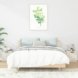 Bedside Cabinets 2 pcs Concrete Grey 40x39x40 cm - Front View