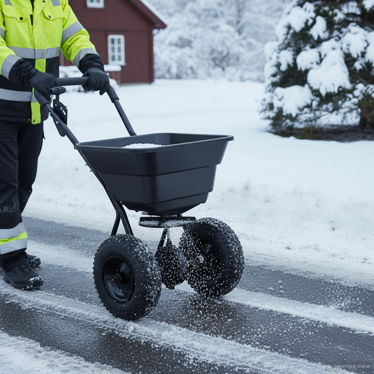 Spreader Black 53 x 81.5 x 78 cm PVC and Steel