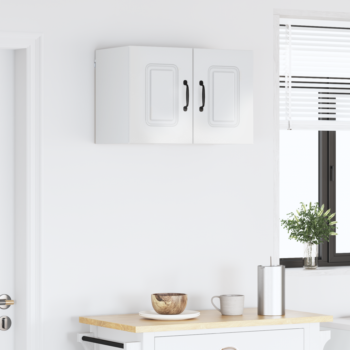 Dishwasher Panel Kalmar 2 pcs High Gloss White 30 x 31 x 40 cm