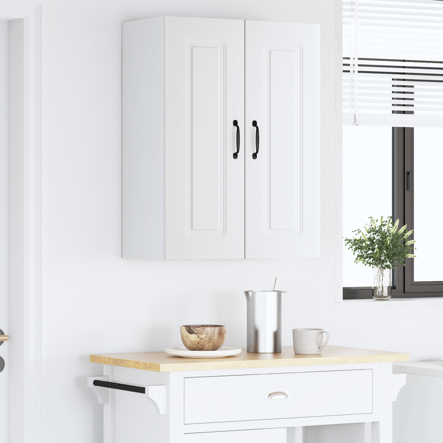 Dishwasher Panel Kalmar 2 pcs White Engineered Wood