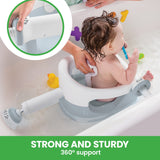 Childcare Baby Bath Seat - Grey - Top-Down View