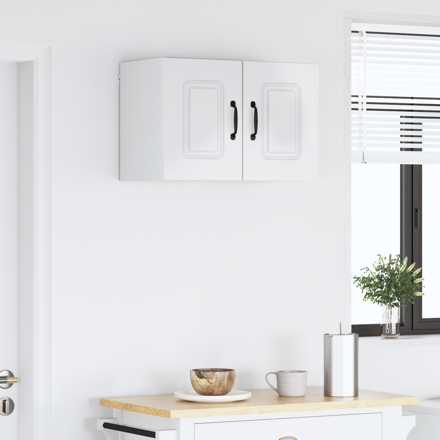 Dishwasher Panel Kalmar 2 pcs White Engineered Wood