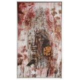 Eastern Buddha Wall Art 201cm  Wall art with hidden deity. Abstract