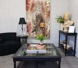 Eastern Buddha Wall Art 201cm  Wall art with hidden deity. Abstract - Front View