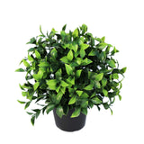 Small Potted Artificial Jasmine Plant UV Resistant 20cm - Front View