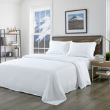 Royal Comfort Blended Bamboo Sheet Set White - King-1951134849012207616