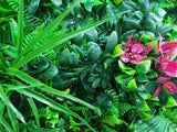 Flowering Lilac Vertical Garden / Green Wall UV Resistant Sample - Side View