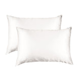 MULBERRY SILK PILLOW CASE TWIN PACK - SIZE: 51X76CM - IVORY - Low Angle