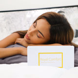 MULBERRY SILK PILLOW CASE TWIN PACK - SIZE: 51X76CM - CHARCOAL - Close-Up Angle