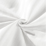 KENSINGTON 1200TC COTTON SHEET SET IN STRIPE-DOUBLE - WHITE - Close-Up Angle