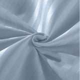 KENSINGTON 1200TC COTTON SHEET SET IN STRIPE-DOUBLE - CHAMBRAY(BLUE) - Close-Up Angle