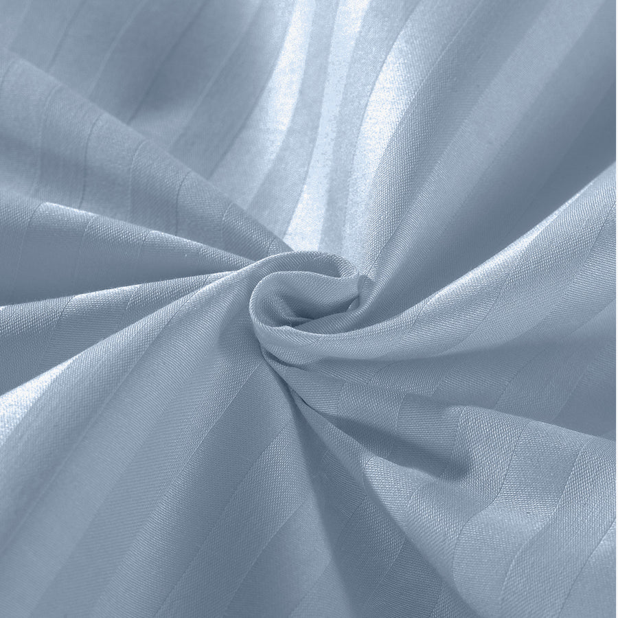 KENSINGTON 1200TC COTTON SHEET SET IN STRIPE-DOUBLE - CHAMBRAY(BLUE)-1951134850039812103
