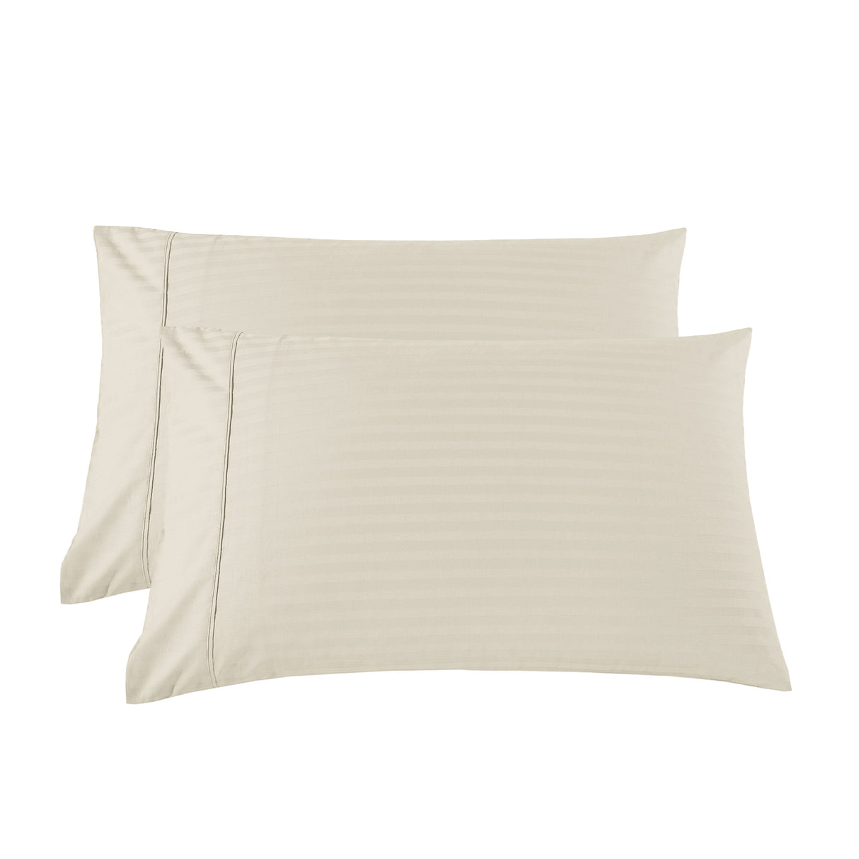 KENSINGTON 1200TC COTTON SHEET SET IN STRIPE-QUEEN -  SAND-1951134850446659589