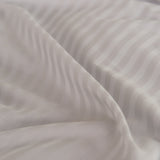 KENSINGTON 1200TC COTTON SHEET SET IN STRIPE-QUEEN - SILVER (GREY) - Rear View
