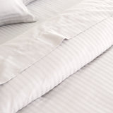 KENSINGTON 1200TC COTTON SHEET SET IN STRIPE-KING - WHITE-1951134850996113410