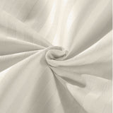 KENSINGTON 1200TC COTTON SHEET SET IN STRIPE-KING - SAND - Close-Up Angle