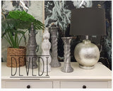 Marble Look Candle Holder - Front View