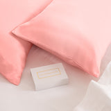 MULBERRY SILK PILLOW CASE TWIN PACK - SIZE: 51X76CM - BLUSH - Side View
