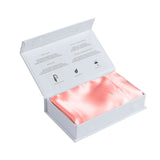 MULBERRY SILK PILLOW CASE TWIN PACK - SIZE: 51X76CM - BLUSH - 45-Degree Angle