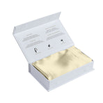 MULBERRY SILK PILLOW CASE TWIN PACK - SIZE: 51X76CM - CHAMPAGNE-1951134813415149573