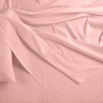Royal Comfort Bamboo Blended Sheet Set Blush - Queen-1951134851948220417