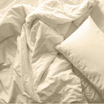 Royal Comfort Blended Bamboo Quilt Cover Sets -Dark Ivory-Queen-1951134819475918851