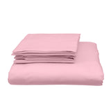 Royal Comfort Blended Bamboo Quilt Cover Sets -Blush-Queen - Front View
