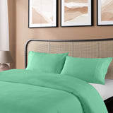 Royal Comfort Blended Bamboo Quilt Cover Sets -Green Mist-Queen