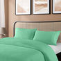 Royal Comfort Blended Bamboo Quilt Cover Sets -Green Mist-Queen