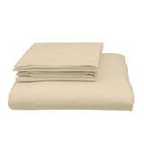 Royal Comfort Blended Bamboo Quilt Cover Set - King - Dark Ivory - Front View