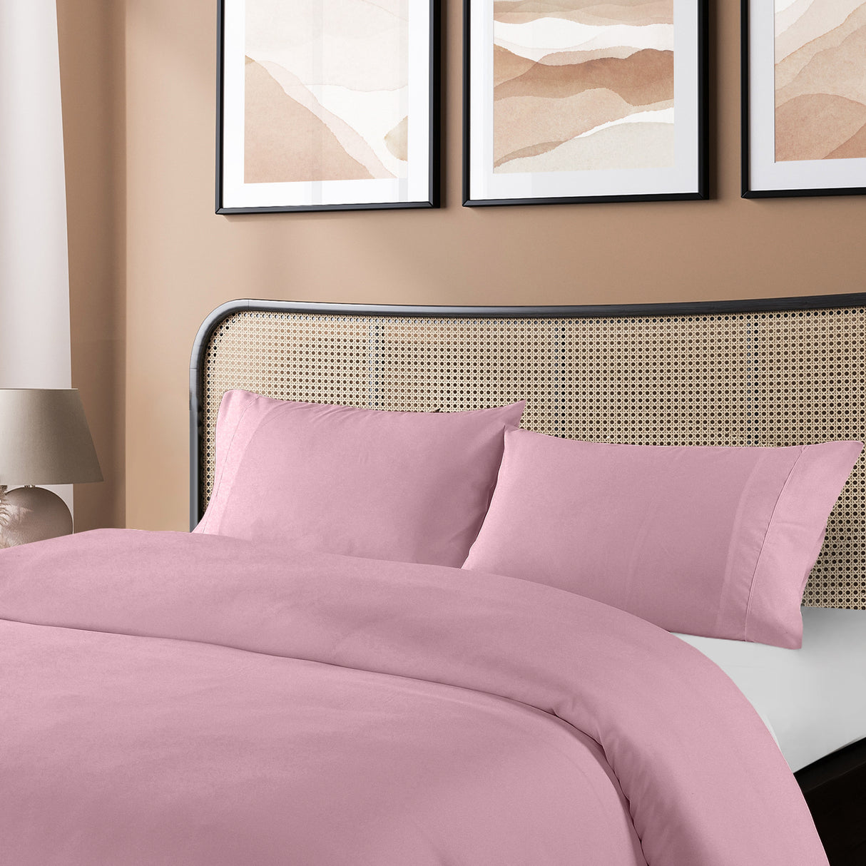 Royal Comfort Blended Bamboo Quilt Cover Sets -Blush-King-1951134820788736001