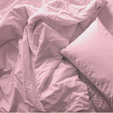 Royal Comfort Blended Bamboo Quilt Cover Sets -Blush-King - Side View