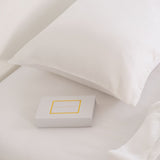 Pure Silk Pillow Case by Royal Comfort-White - Side View