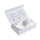 Pure Silk Pillow Case by Royal Comfort-Silver - 45-Degree Angle