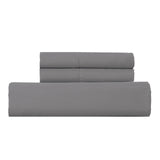 Royal Comfort 1000TC Cotton Blend Quilt Cover Sets Queen - Charcoal - Side View