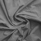 Royal Comfort 1000TC Cotton Blend Quilt Cover Sets Queen - Charcoal - Top-Down View