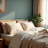 Royal Comfort 1000TC Cotton Blend Quilt Cover Sets Queen - Pebble