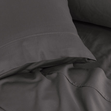 Royal Comfort - Balmain 1000TC Bamboo cotton Sheet Sets (Queen) - Pewter-1951134852841607172