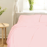 Royal Comfort - Balmain 1000TC Bamboo cotton Sheet Sets (Queen) - Blush - Rear View
