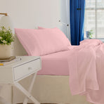 Royal Comfort - Balmain 1000TC Bamboo cotton Sheet Sets (Queen) - Blush-1951134853382672386