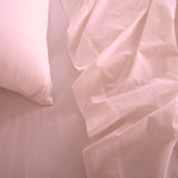 Royal Comfort - Balmain 1000TC Bamboo cotton Sheet Sets (Queen) - Blush - 45-Degree Angle